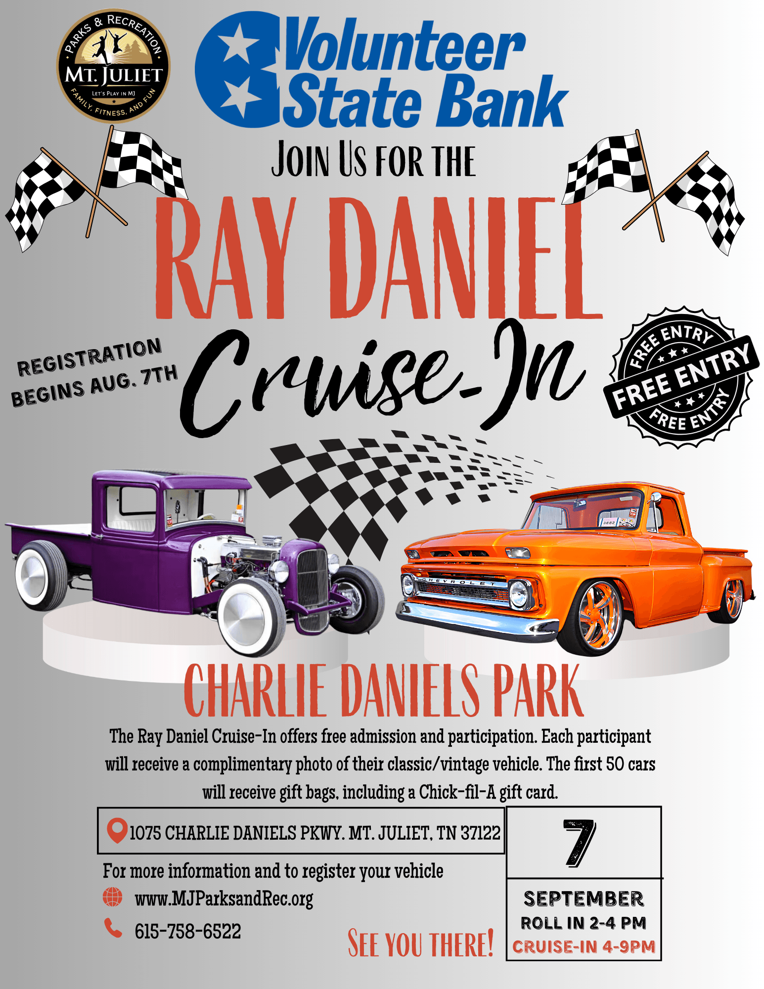 2024 Ray Daniel Cruise-In Flyer