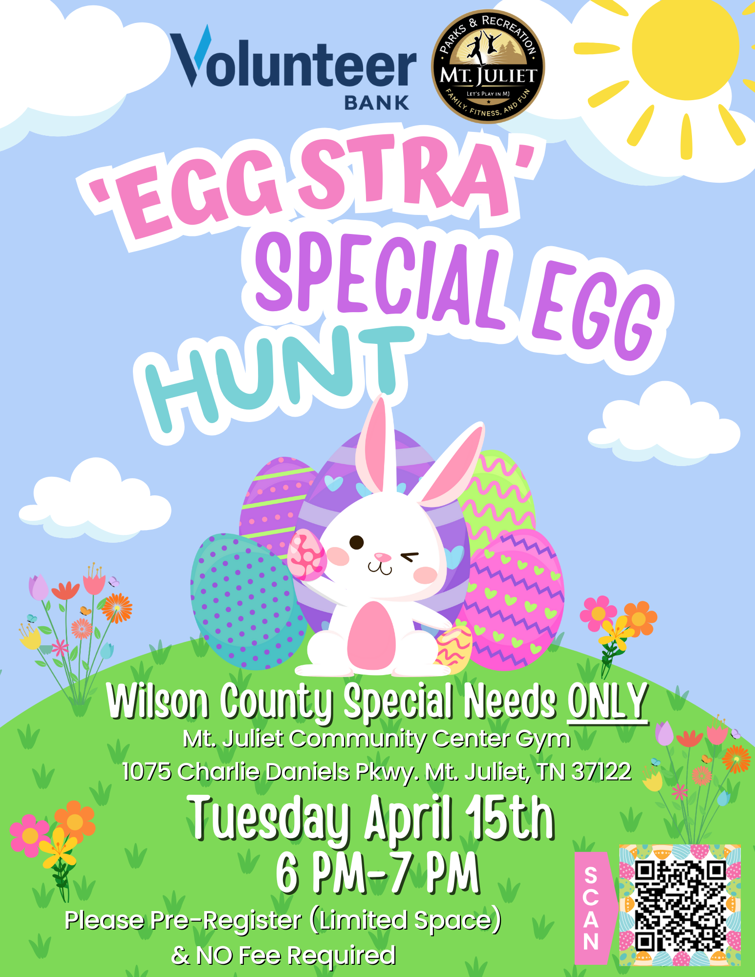 2025 EggStra Special Egg Hunt Flyer