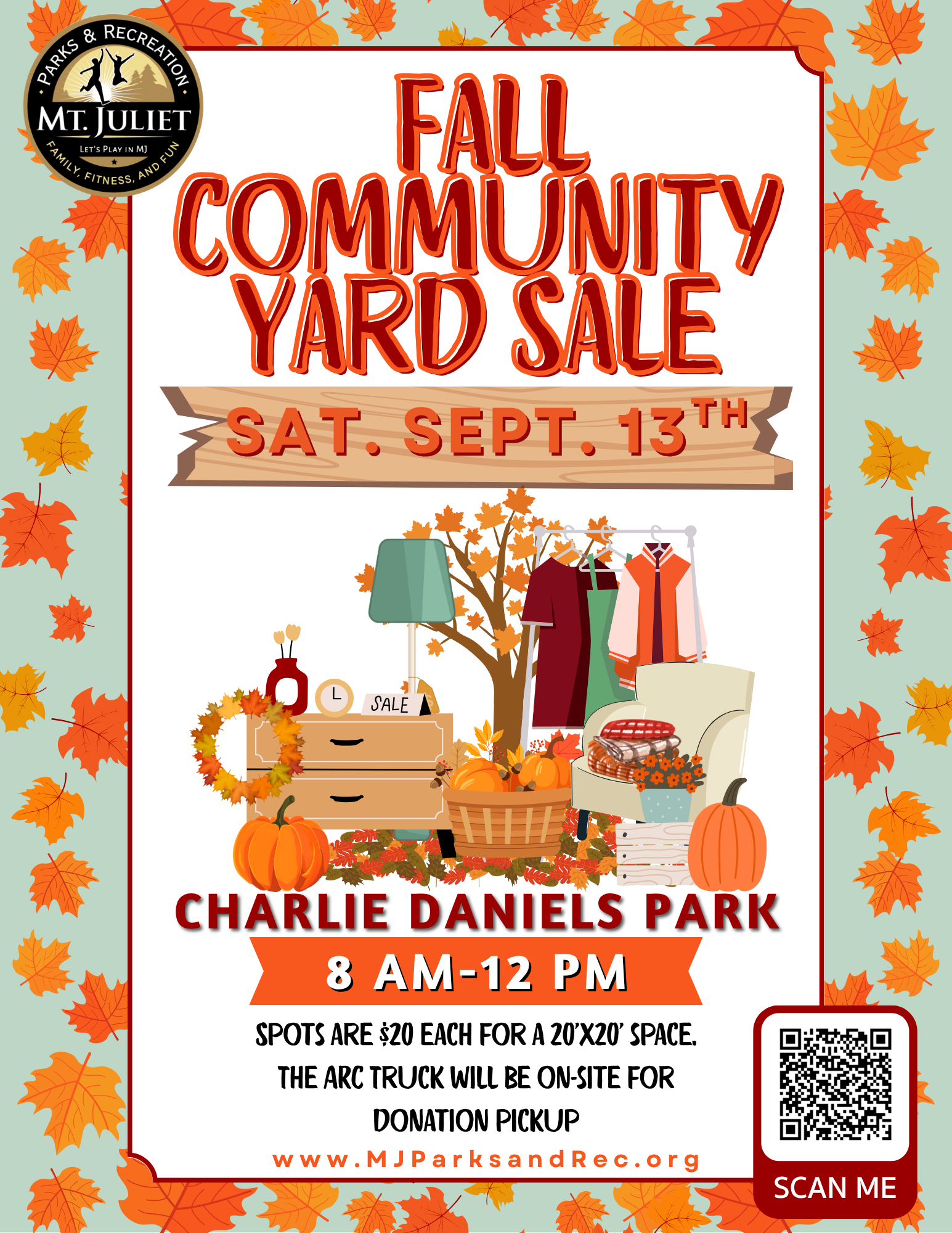 2025 Fall Community Yard Sale_Flyer